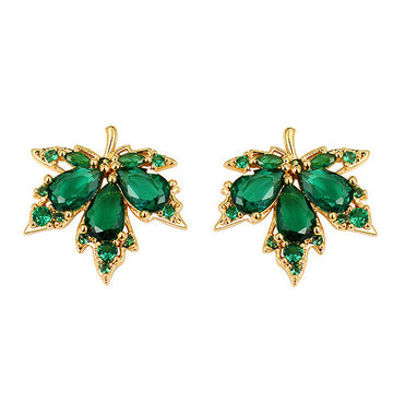 E1584 - Emerald Gemstone Earrings